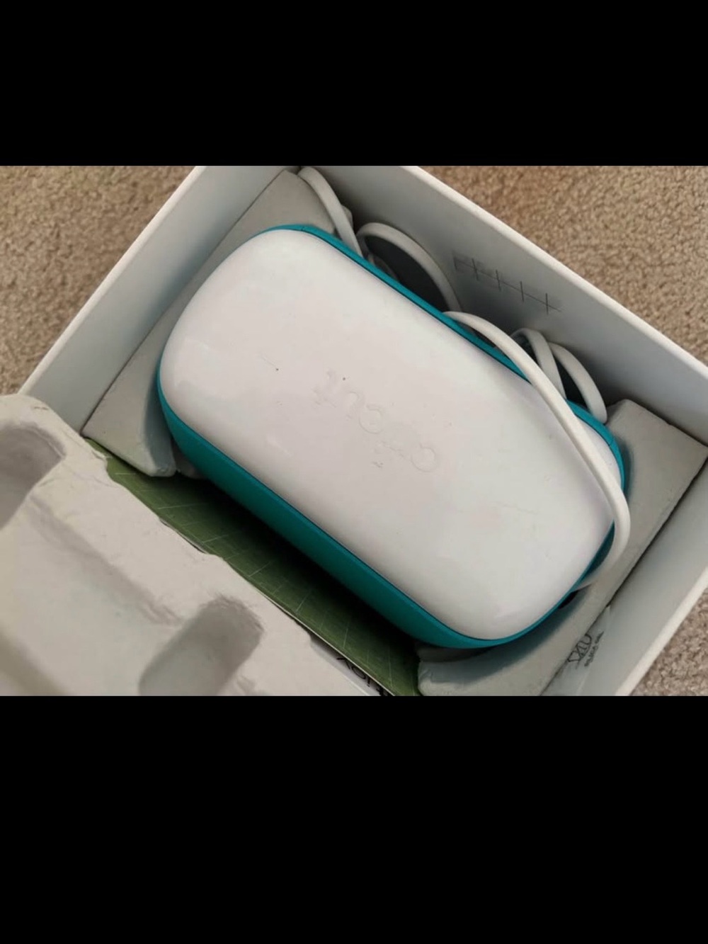 Cricut White and Teal Handheld Craft Tool